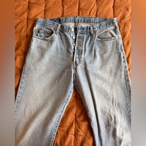 Vintage Levi's Light Blue Button-Fly Jeans